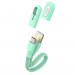 Baseus Bracelet USB-C Cable (CATFH-06A) - кабел за устройства с USB-C порт (22 см) (зелен)  4