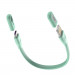 Baseus Bracelet USB-C Cable (CATFH-06A) - кабел за устройства с USB-C порт (22 см) (зелен)  5