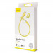 Baseus Bracelet USB-C Cable (CATFH-06A) - кабел за устройства с USB-C порт (22 см) (жълт)  7