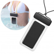 Baseus Lets Go Slip Cover Waterproof Bag - универсален водоустойчив калъф за смартфони до 7.2 инча (сив) 6