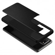Spigen Ciel Leather Brick Case - дизайнерски кожен кейс за Samsung Galaxy S20 Ultra (черен) 4