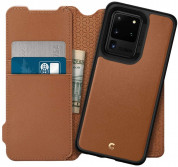 Spigen Ciel Wallet Leather Case for Samsung Galaxy S20 Ultra (brown) 1