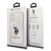 U.S. Polo Assn. Silicone Case - твърд силиконов кейс за Samsung Galaxy S20 Plus (бял) 7