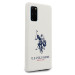 U.S. Polo Assn. Silicone Case - твърд силиконов кейс за Samsung Galaxy S20 Plus (бял) 6