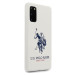 U.S. Polo Assn. Silicone Case - твърд силиконов кейс за Samsung Galaxy S20 (бял) 6