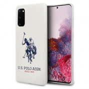 U.S. Polo Assn. Silicone Case Samsung Galaxy S20 (white)