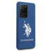 U.S. Polo Assn. Silicone Case - твърд силиконов кейс за Samsung Galaxy S20 Ultra (син) 6