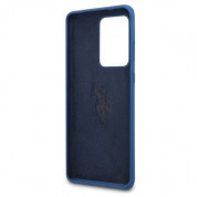 U.S. Polo Assn. Silicone Case - твърд силиконов кейс за Samsung Galaxy S20 Ultra (син) 3