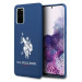 U.S. Polo Assn. Silicone Case - твърд силиконов кейс за Samsung Galaxy S20 Plus (син) 1