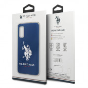 U.S. Polo Assn. Silicone Case - твърд силиконов кейс за Samsung Galaxy S20 (син) 7