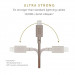 Native Union Key Lightning Cable - здрав плетен кабел, тип ключодържател с Lightning за Apple устройства (кафяв) 2