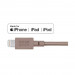 Native Union Key Lightning Cable - здрав плетен кабел, тип ключодържател с Lightning за Apple устройства (кафяв) 5