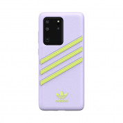 Adidas Originals Moulded Case - кожен кейс за Samsung Galaxy S20 Ultra (лилав) 2