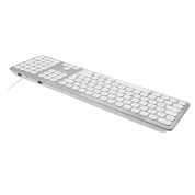 Macally Ultra Slim USB keyboard with 2 USB Ports for Mac (white) 7