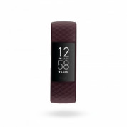 Fitbit Charge 4 (NFC) - гривна с дисплей за следене на дневната и нощна активност на организма за iOS и Android (тъмночервен)  1