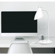 Platinet Rechargeable Desk Lamp - настолна LED лампа с вградена батерия (бял) 1