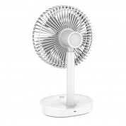 Platinet Desk Fan - настолен вентилатор с презареждаема батерия (бял)