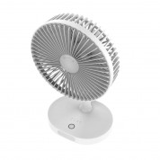 Platinet Desk Fan - настолен вентилатор с презареждаема батерия (бял) 1