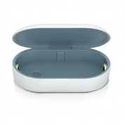Adam Elements Omnia UVC+ Ozone Sterilizer Box - поставка за безжично зареждане и UV стерилизатор за мобилни устройства (бял)  2