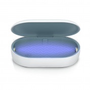 Adam Elements Omnia UVC+ Ozone Sterilizer Box - поставка за безжично зареждане и UV стерилизатор за мобилни устройства (бял)  4