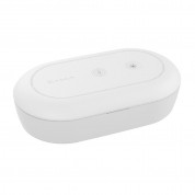 Adam Elements Omnia UVC+ Ozone Sterilizer Box With Fast Wireless Charger - White