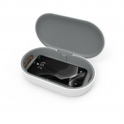Adam Elements Omnia UVC+ Ozone Sterilizer Box - поставка за безжично зареждане и UV стерилизатор за мобилни устройства (бял)  6