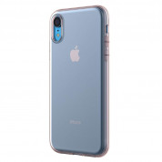 Incase Protective Clear Cover - удароустойчив силиконов (TPU) калъф за iPhone XR (розово злато)