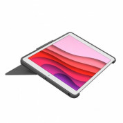 Logitech Combo Touch - безжична клавиатура и тракпад, с кейс и поставка за iPad 7 (2019), iPad 8 (2020), iPad 9 (2021) (черен) 4