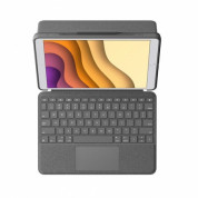 Logitech Combo Touch - безжична клавиатура и тракпад, с кейс и поставка за iPad Air 3 (2019), iPad Pro 10.5 (2017) (тъмносив) 2