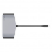 Belkin Thunderbolt 3 Dock Mini HD  - мултифункционален хъб за свързване от USB-C към два HDMI, Ethernet, USB 3.0. USB 2.0 порта (тъмносив) 3