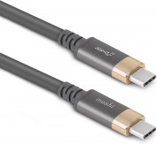 Moshi USB-C Monitor Cable - USB-C към USB-C кабел за монитори и устройства с USB-C порт (сив)