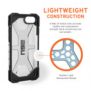 Urban Armor Gear Plasma Case - удароустойчив хибриден кейс за iPhone SE (2022), iPhone SE (2020), iPhone 8, iPhone 7, iPhone 6S, iPhone 6 (прозрачен) 4