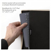 TwelveSouth BookBook - уникален кожен калъф с отделение за Apple Pencil за iPad Pro 12.9 (2018) (кафяв) 3