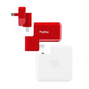 TwelveSouth PlugBug Duo All-in-one MacBook global travel adapter - адаптер за MacBook и захранване за iPad (с преходници за цял свят) 2