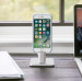 TwelveSouth HiRise 2 Desktop Stand - алуминиева повдигаща поставка за iPhone, iPad, Apple Airpods (сребриста) 3