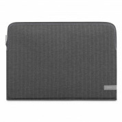 Moshi Pluma Laptop Sleeve - текстилен калъф за  MacBook Pro 16, MacBook Pro 15 и преносими компютри до 16 инча (сив)