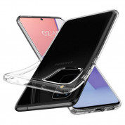 Spigen Crystal Flex Case - тънък качествен силиконов (TPU) калъф за Samsung Galaxy S20 Plus (прозрачен)  6