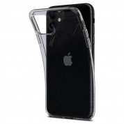 Spigen Liquid Crystal Case - тънък силиконов (TPU) калъф за iPhone 11 (сив) 5