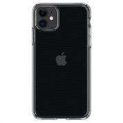 Spigen Liquid Crystal Case - тънък силиконов (TPU) калъф за iPhone 11 (сив) 1
