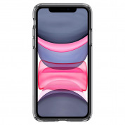 Spigen Liquid Crystal Case - тънък силиконов (TPU) калъф за iPhone 11 (сив) 3