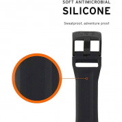 Urban Armor Gear Scout Strap - изключително здрава силиконова каишка за Samsung Galaxy Watch 46 mm, Gear S3 Classic, Gear S3 Frontier (черен) 7