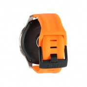 Urban Armor Gear Scout Strap - изключително здрава силиконова каишка за Samsung Galaxy Watch 46 mm, Gear S3 Classic, Gear S3 Frontier (оранжев) 2