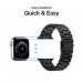 Spigen Modern Fit Band - стоманена каишка за Apple Watch 42мм, 44мм, 45мм, Ultra 49мм (черен) 8