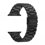 Spigen Modern Fit Band - стоманена каишка за Apple Watch 42мм, 44мм, 45мм, Ultra 49мм (черен) 3