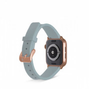 Artwizz WatchBand Silicone - силиконова каишка за Apple Watch 38мм, 40мм, 41мм (светлосив) 2