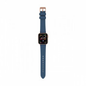 Artwizz WatchBand Leather - кожена (естествена кожа) каишка за Apple Watch 38мм, 40мм, 41мм (син) 4