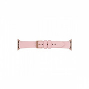 Artwizz WatchBand Leather - кожена (естествена кожа) каишка за Apple Watch 38мм, 40мм, 41мм (розово злато) 1