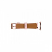 Artwizz WatchBand Leather - кожена (естествена кожа) каишка за Apple Watch 38мм, 40мм, 41мм (розово злато) 5