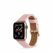 Artwizz WatchBand Leather - кожена (естествена кожа) каишка за Apple Watch 38мм, 40мм, 41мм (розово злато)