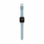 Artwizz WatchBand Leather - кожена (естествена кожа) каишка за Apple Watch 38мм, 40мм, 41мм (светлосин) 4